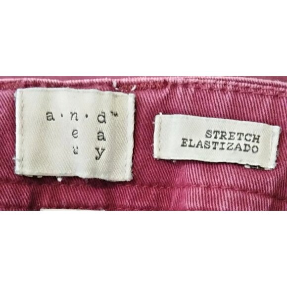 A New Day Stretch Womens Burgundy Pants Size 18 Casual Wear Comfortable Fit - Picture 8 of 9
